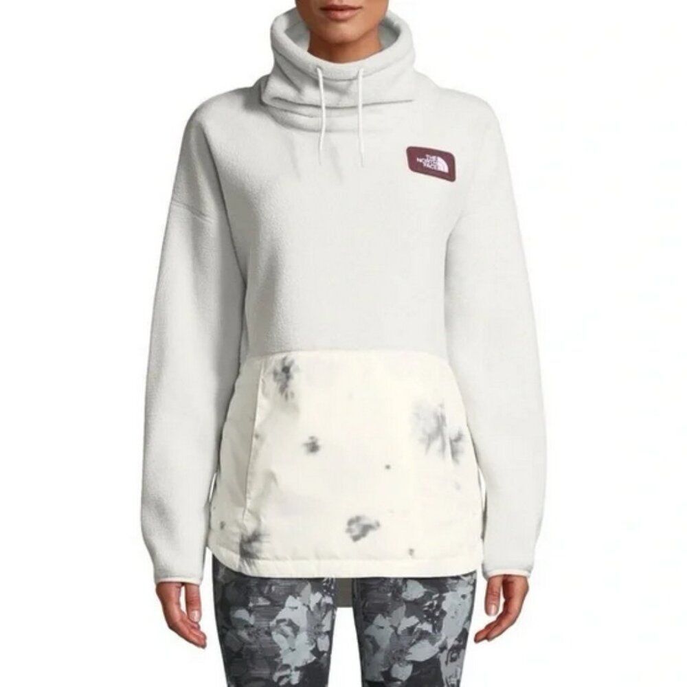 The North Face Riit Fleece Cowl-Neck Pullover Sweater Womens Size Medium